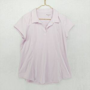Athleta Cream Cap Sleeve Polo Shirt 5089